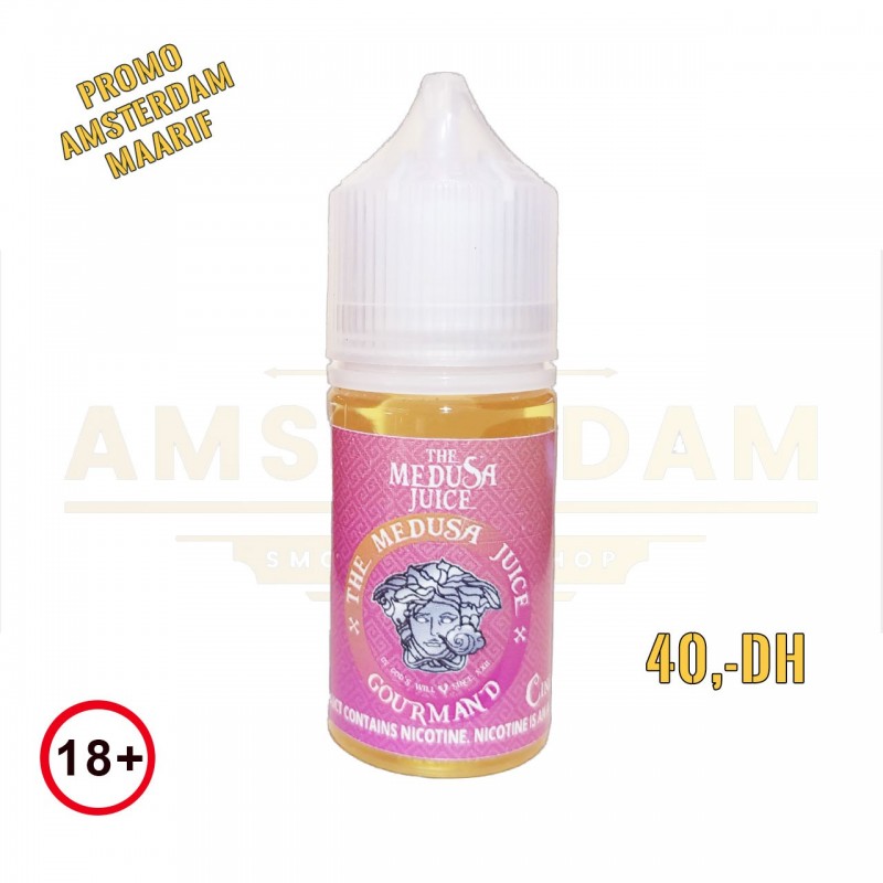 The Medusa Juice Gourmand 30ML - 3 - 6 -12 mg Salt de Nicotine