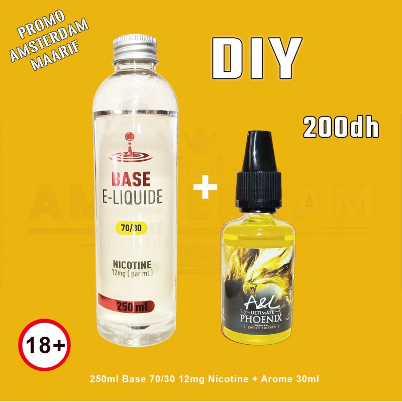 DIY - 250ml Base + 30ml Arome Phonix Sweet Edition