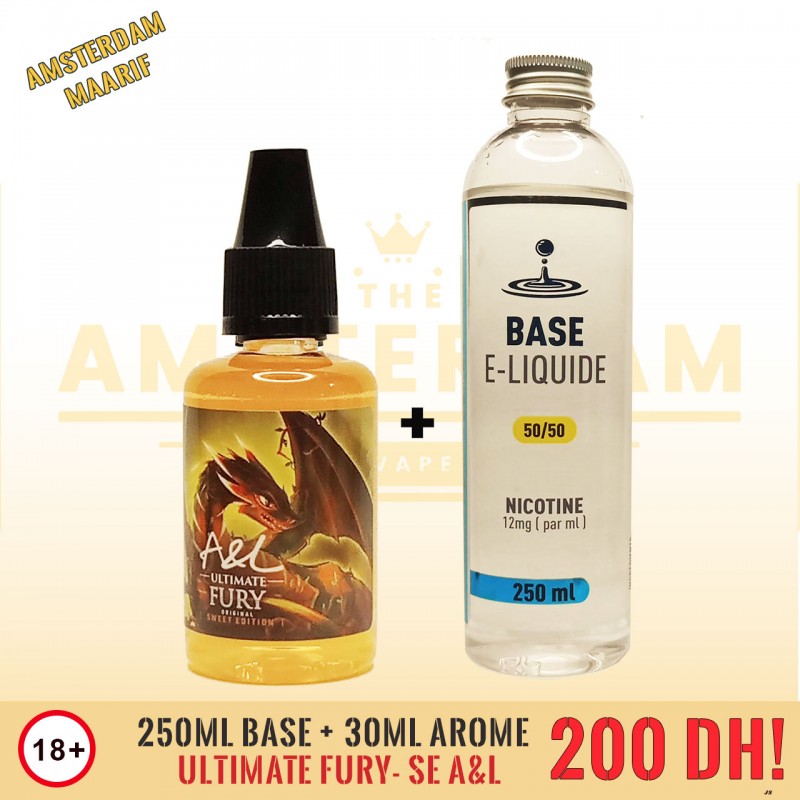 250ml Base + 30ml Arome Ultimate Fury- SE A&L