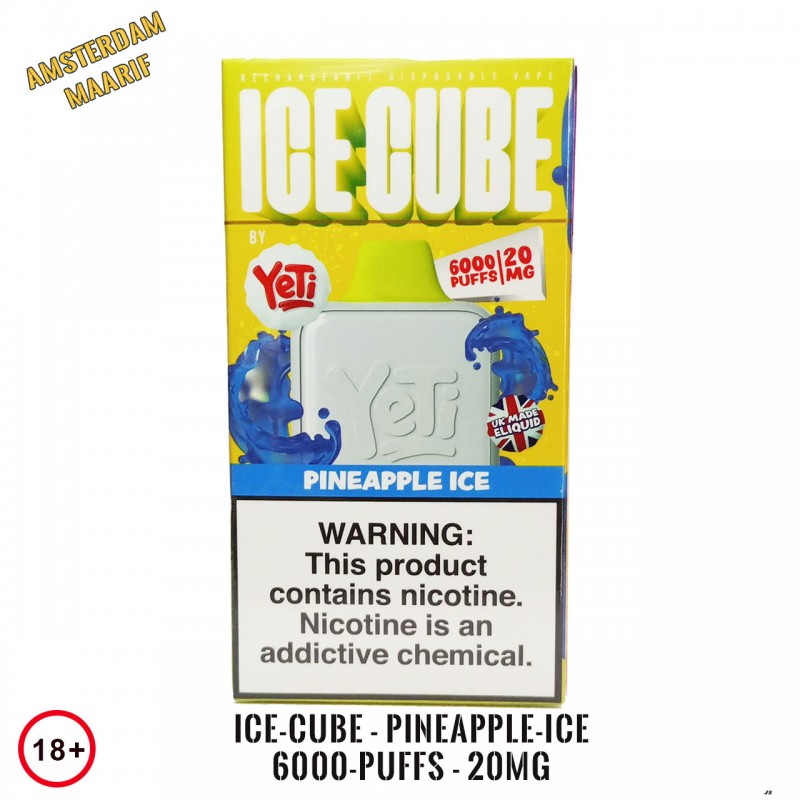 Ice-Cube - Pineapple-Ice 6000-Puffs - 20mg